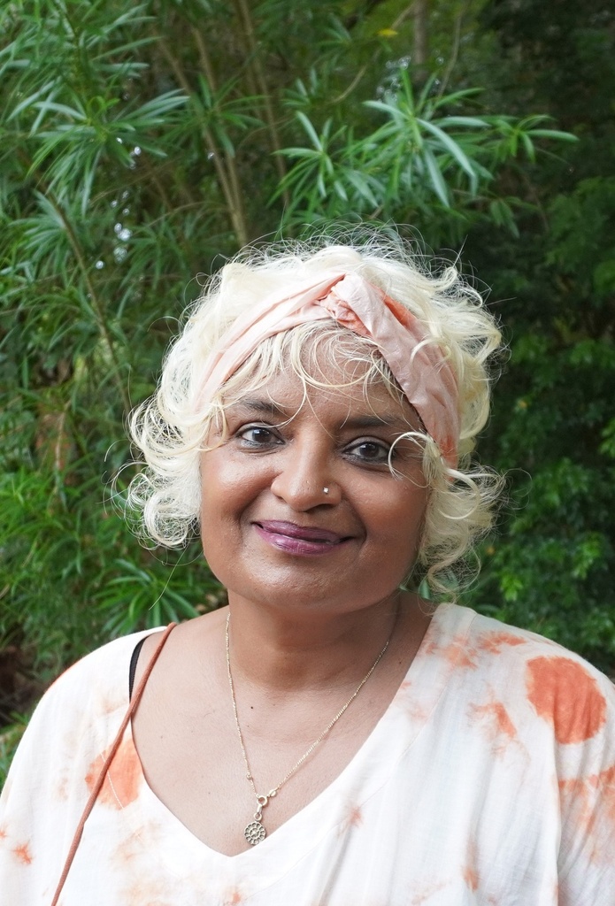 HAIRBAND, HEADBAND, PEACH, SHIBORI, SILK