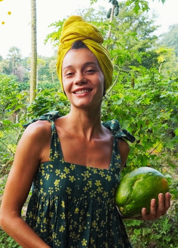 PLAIN SCARF, YELLOW 24, COTTON-LINEN BLEND