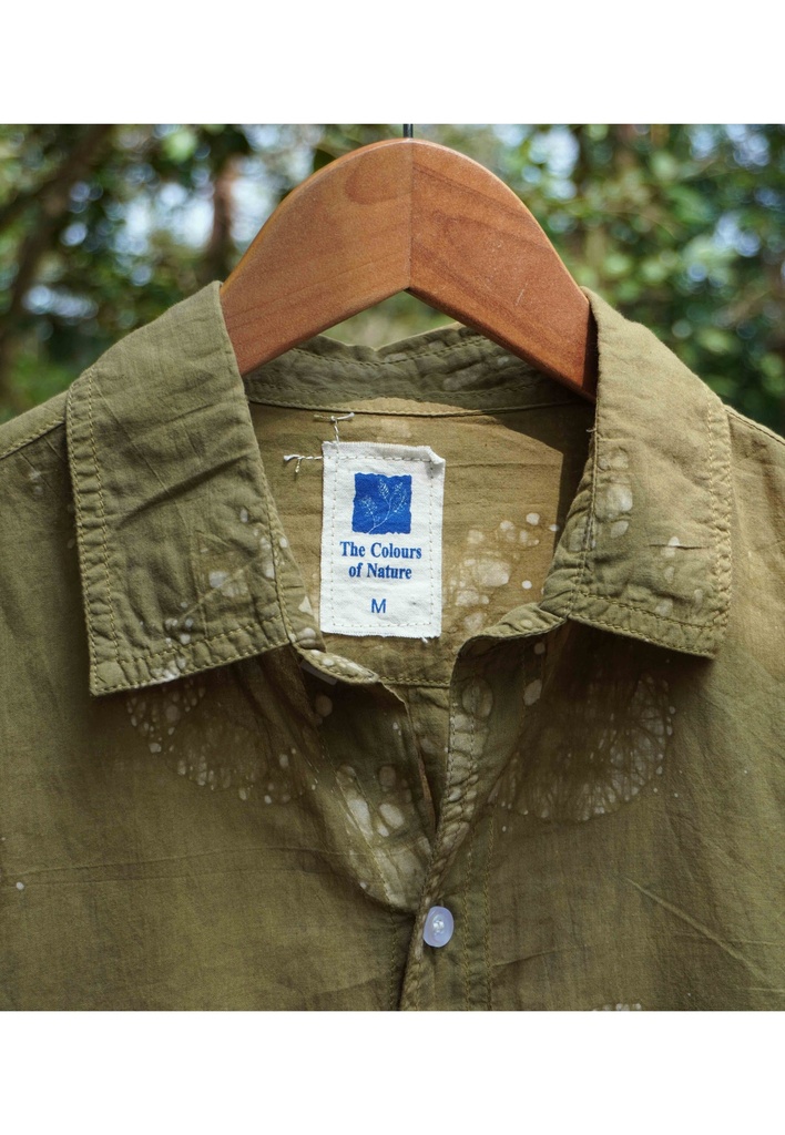 MADRAS LS SHIRT, SAGE, BATIK, COTTON