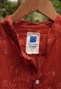 MAO LS SHIRT, RED, BATIK, COTTON
