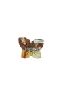 BUTTERFLY HAIRCLIP, YELLOW-BROWN