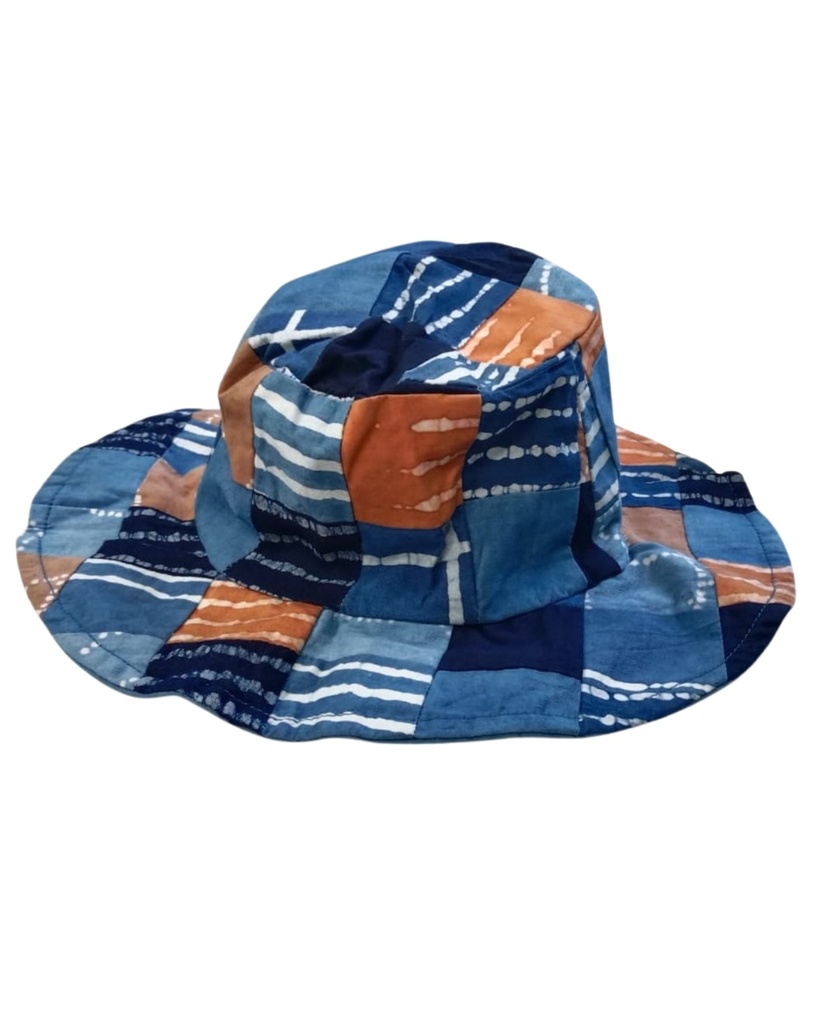 BUCKET HAT, MIX, PATCHWORK, COTTON