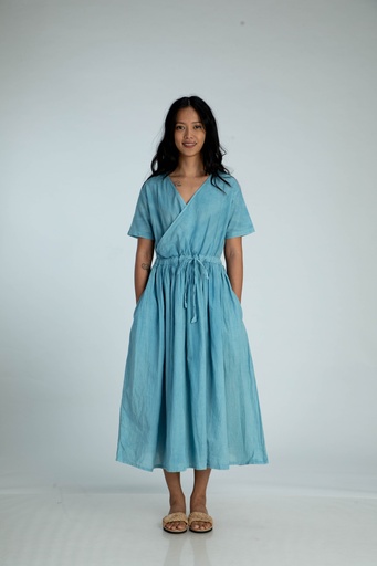 EVERYDAY DRESS, LIGHT BLUE, COTTON