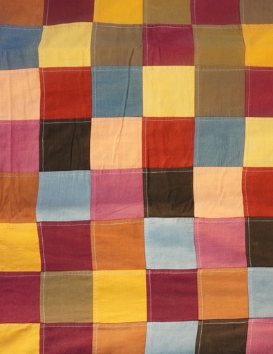 [BLK-OAK-038-PCH-COT/0S] BLANKET, ONE-OF-A-KIND 38, PATCHWORK, COTTON